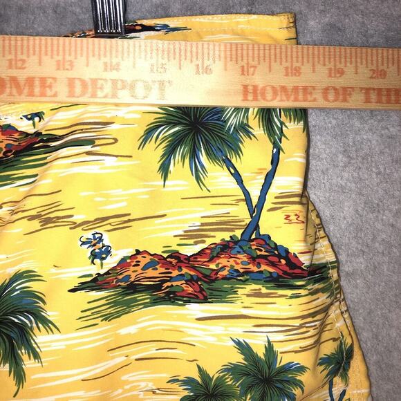 POLO RALPH LAUREN Shorts XL Vtg KAILUA 7.25" TRUNK BOARD Shorts Leopard Lined - Picture 7 of 13